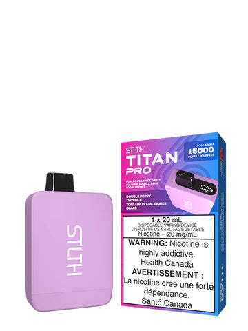Double Berry Twist Ice STLTH TITAN PRO Disposable