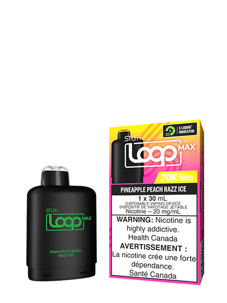 fruit loops disposable vape Pineapple Peach Razz Ice STLTH Loop MAX Pod Color:Lime Berry Orange Charging_Micro USB OXBAR Magic Maze Pro
