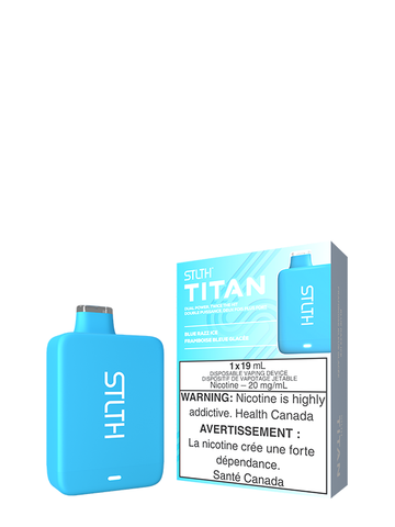 BLUE RAZZ ICE STLTH TITAN DISPOSABLE