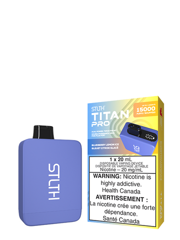BLUEBERRY LEMON ICE STLTH TITAN PRO DISPOSABLE