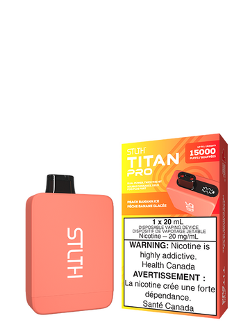 PEACH BANANA ICE STLTH TITAN PRO DISPOSABLE