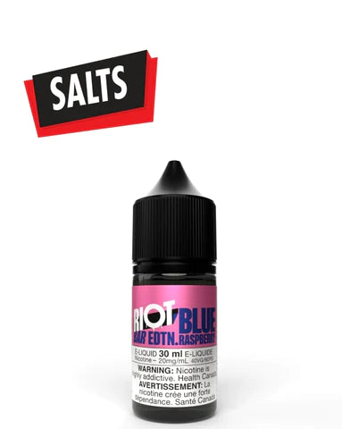 BLUE RASPBERRY SALTS 30ML BY RIOT BAR BLUE RASPBERRY SALTS 30ML BY RIOT BAR
