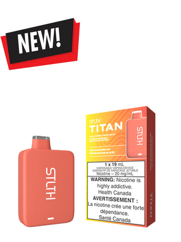 PEACH BANANA ICE STLTH TITAN DISPOSABLE
