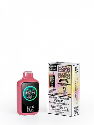 Strawberry Banana ESCO BARS Disposable