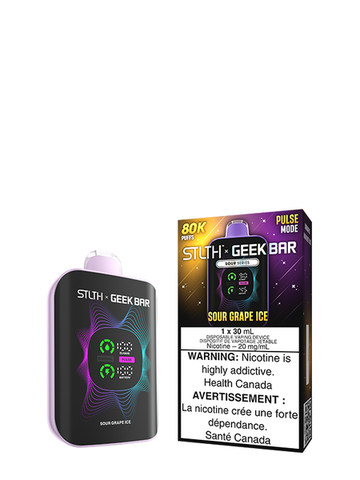 Sour Grape Ice STLTH x GEEKBAR Disposable (Carton of 4 Units) - DigitalSmokeSupplies.com