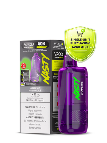 Grape Ice 20ml VPOD Versa X by Nasty