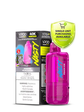 Peach Ice 20ml VPOD Versa X by Nasty