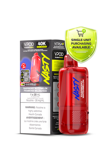 Raspberry Watermelon 20ml VPOD Versa X by Nasty
