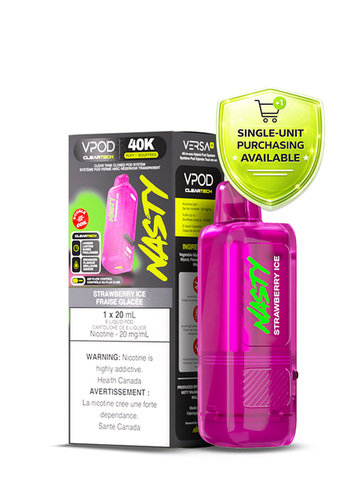 Strawberry Ice 20ml VPOD Versa X by Nasty