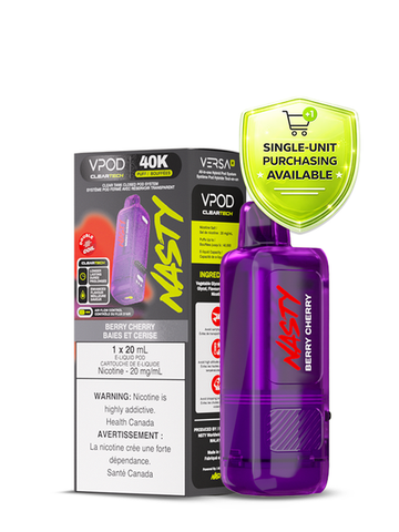 Berry Cherry 20ml VPOD Versa X by Nasty