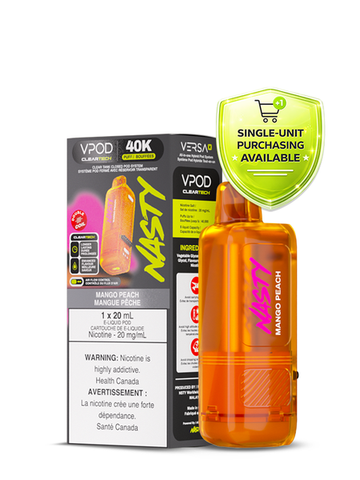 Mango Peach 20ml VPOD Versa X by Nasty
