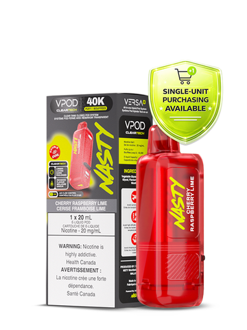 Cherry Raspberry Lime 20ml VPOD Versa X by Nasty