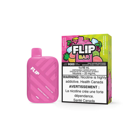 TROPICAL ICE AND PASSION PUNCH ICE FLIP BAR DISPOSABLE