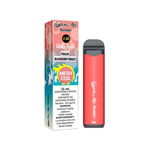 Peach Blueberry Frost by Genie Air Slender Disposable