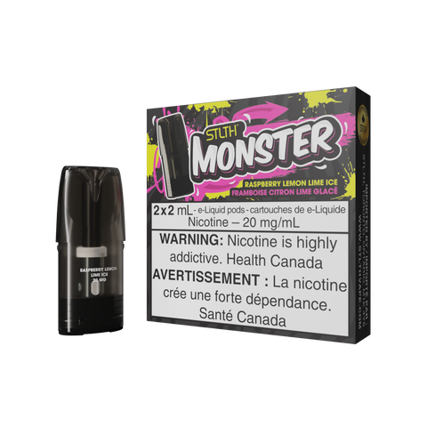 RASPBERRY LEMON LIME ICE BY STLTH MONSTER