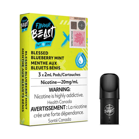 Blessed Blueberry Mint Iced - Flavour Beast Pod (3/PK)