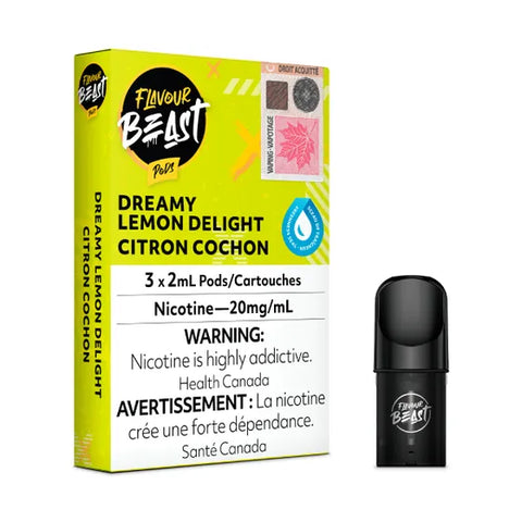 Dreamy Lemon Delight - Flavour Beast Pod (3/PK)