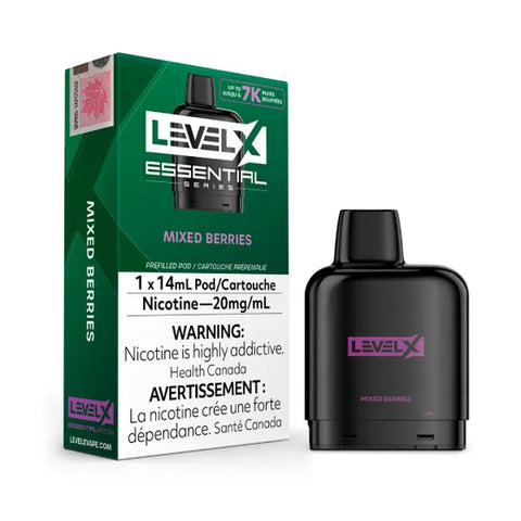 Mixed Berries - Level X Flavour Beast Essential Pod  14mL