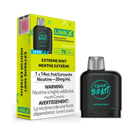 Extreme Mint Iced - Level X Flavour Beast Pod 14mL